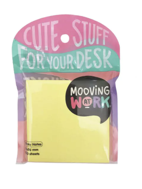 NOTAS ADHESIVAS 76*76 MOOVING VARIOS COLOR