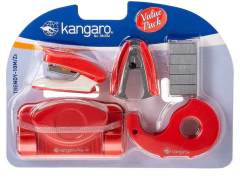 KANGARO SET DE ABROCHADORA PERFORADARA Y MAS