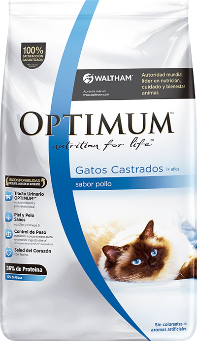 OPTIMUM GATO ADULTO CASTRADO