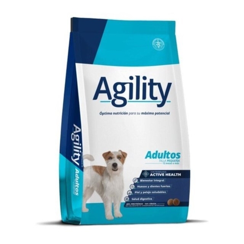 AGILITY ADULTO MORDIDA PEQUEÑA 15 KILOS