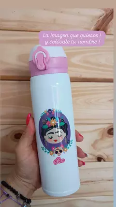 Botella con boton personalizada - comprar online