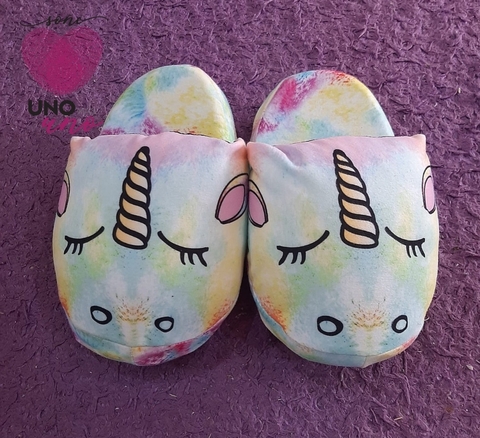 Pantuflas unicornio