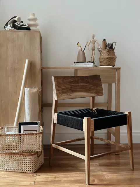 Silla Hefesto - Noir