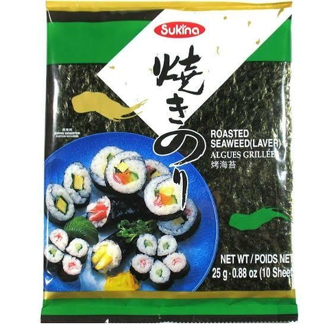 ALGA MARINHA NORI PARA SUSHI/KIMBAB