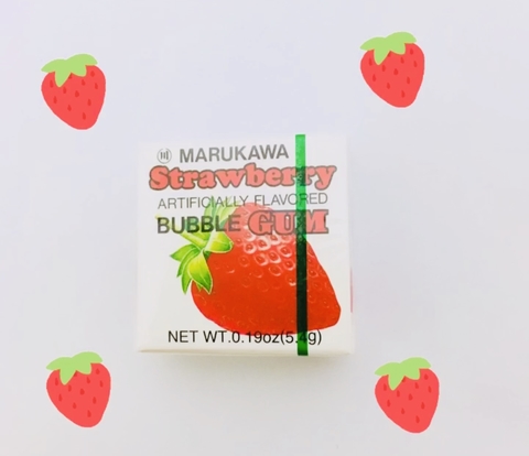CHICLETE MORANGO MARUKAWA - 1 UNIDADE