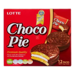 CHOCOPIE TRADICIONAL LOTTE - 12 UNIDADES