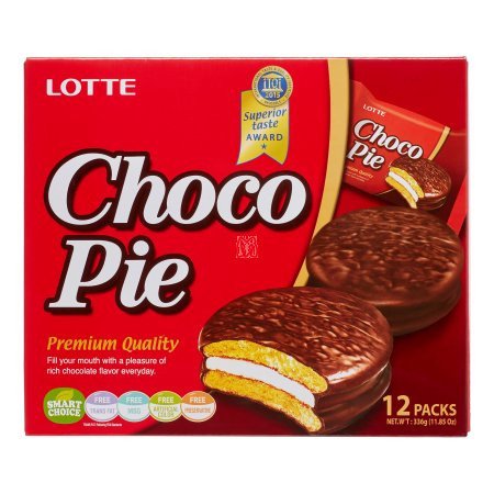 CHOCOPIE TRADICIONAL LOTTE - 12 UNIDADES