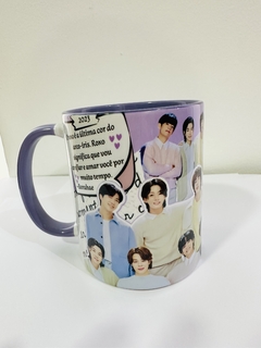 CANECA BTS ROXO na internet