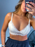 Top Rendado Lizi - Off White - comprar online