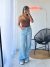 Wide Leg Jeans Sté - Lavagem Clara - comprar online