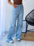Wide Leg Jeans Sté - Lavagem Clara na internet