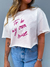 T-shirt Cropped Muse - Branca