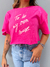 T-shirt Cropped Muse - Pink