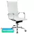 Silla de oficina Bulk Aluminium alto - Blanco