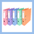 BIBLIORATO THE PEL PVC 75MM A4 PASTEL - comprar online