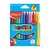 CRAYON MAPED PLASTIC x 12COL.