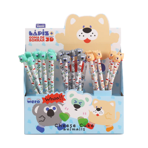 LAPIZ CON GOMA CHEESE CUKE - comprar online