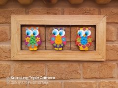 QUADRO GRADE DE CORUJAS - comprar online