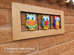 QUADRO GRADE DE CORUJAS na internet