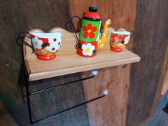 MINI PRATELEIRA SUPORTE PORTA PAPEL TOALHA / PAPEL ALUMÍNIO - loja online