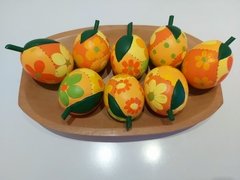FRUTA MADEIRA LARANJA PATCHWORK UNIDADE - loja online