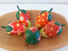 FRUTA MADEIRA MORANGO PATCHWORK UNIDADE na internet