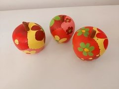 FRUTA MADEIRA MAÇÃ PATCHWORK UNIDADE - comprar online