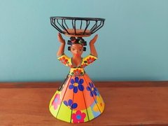 BONECA FRUTEIRA 40 CM CESTA NA CABEÇA TERERÊ