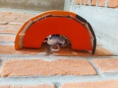 BONECA ARANDELA TURBANTE 40CM SAIA PÁTINA COM FLOR - Porão da Arte - Lécio e Alcinéia