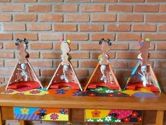 BONECA ARANDELA TERERÊ 40CM SAIA PÁTINA - loja online