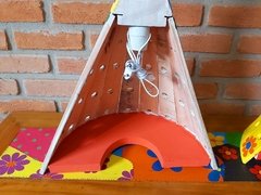 Imagem do BONECA ARANDELA TURBANTE 40CM SAIA PÁTINA COM FLOR