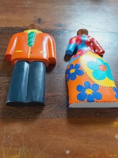 Marcadores de Porta de Banheiro - Porão da Arte - Lécio e Alcinéia