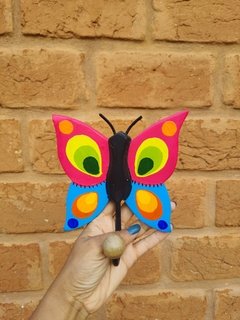 CABIDE BORBOLETA ROSA