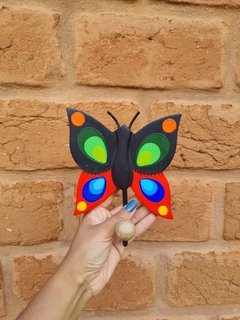CABIDE BORBOLETA VERMELHA