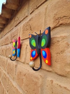 CABIDE BORBOLETA VERMELHA - loja online