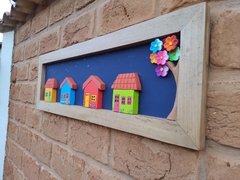 QUADRO VILA CASINHAS E ÁRVORE na internet