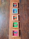 KIT 5 QUADRINHOS BORBOLETA 17X17CM OPÇÃO 2