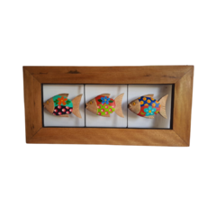 QUADRO GRADE DE PEIXES