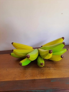 Penca de banana verde decorativa 