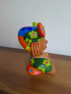 Boneca Namoradeira Turbante 20 cm pele natural na internet