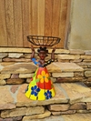 Boneca Fruteira 40cm Cesta na Cabeça Tererê Patchwork n° 3