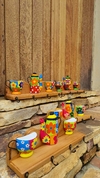 Mini Prateleira Porta Canecas Bule Cores Sortidas