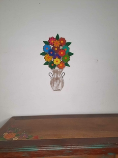 Quadro Jarro de Flores Grande 47cm