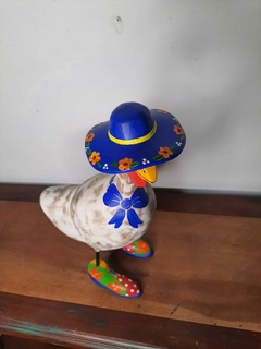 Galinha de Chapéu 44 cm Azul Escuro - loja online