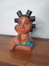 Boneca Namoradeira Cabelo Tererê 20 cm em Madeira