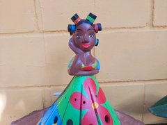 Imagem do Boneca Luminária em Madeira Cabelo P