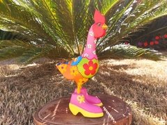 Galinha de Sapato 26cm em Madeira