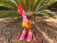 Galinha de Sapato 26cm em Madeira na internet