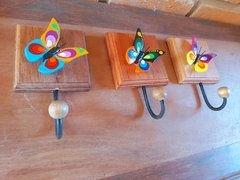 Imagem do Kit 3 Cabides Borboletas P