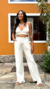 Calça Pantalona Off White (TAM M)
